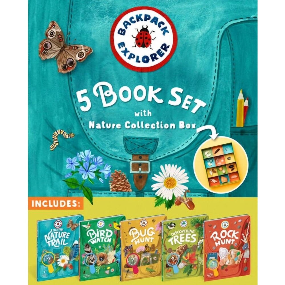 Backpack Explorer 5-Book Set with Nature Collection Box (hardcover)